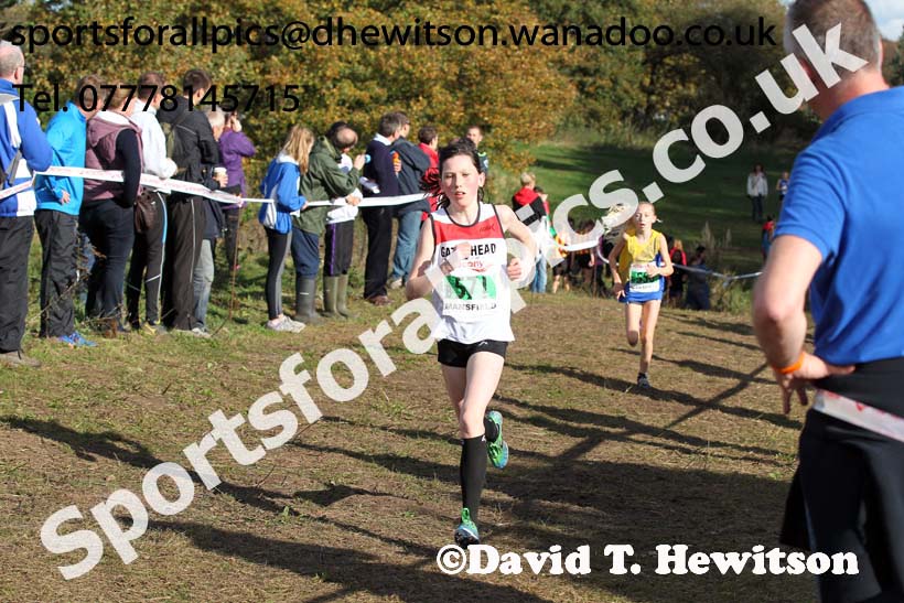Girls under-13s National Cross Country Relays. Photo: David T. Hewitson/Sports for All Pics